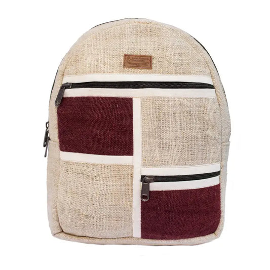 Square Hemp Backpack