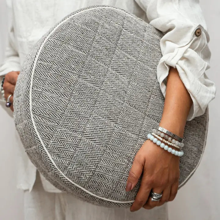 Round Yoga Cushion Cover