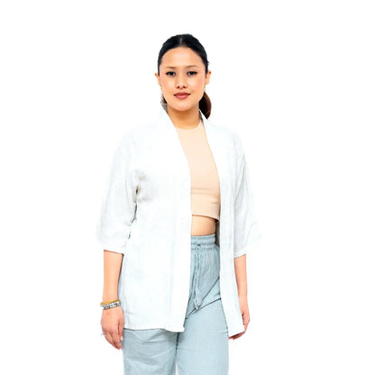 Bamboo & Hemp Short Kimono