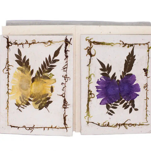 Flowers Postcards Set of 2