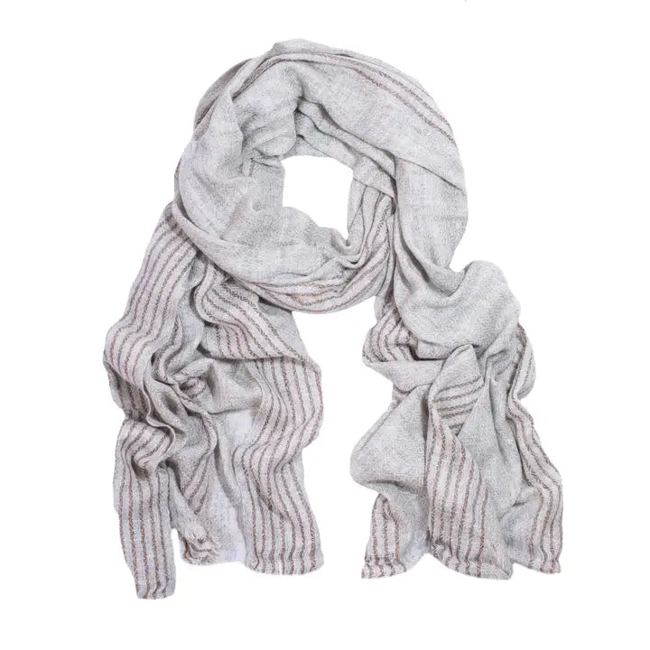 Light Pattern Wool Scarf