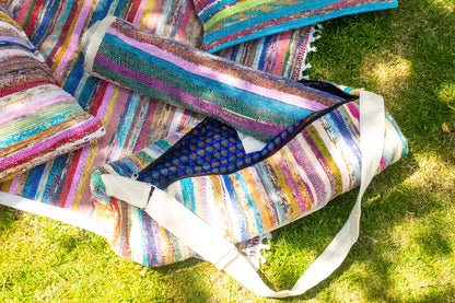 Upcycled Yoga Mat & Bag Set