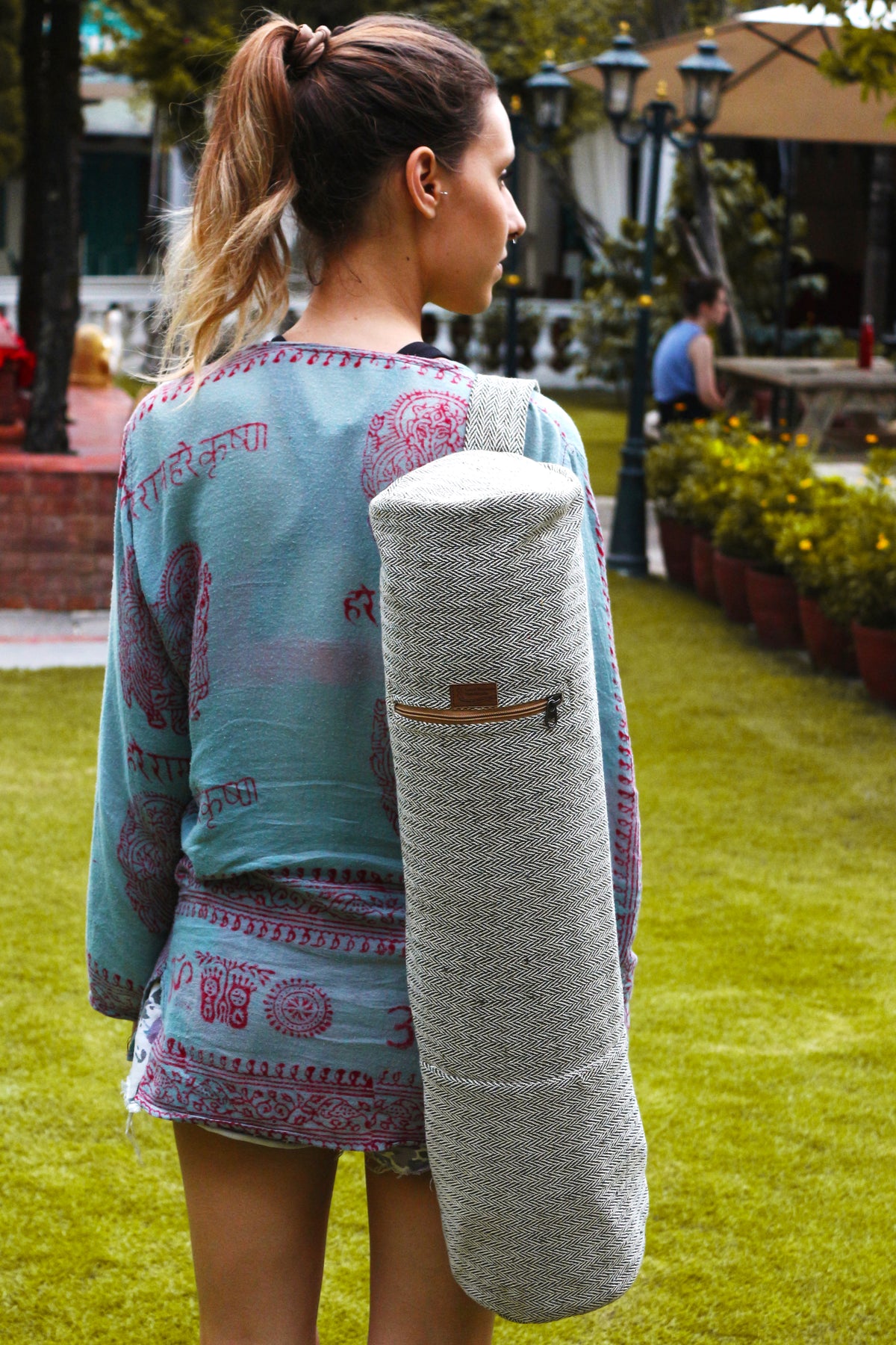 Cotton Yoga Mat and Bag Set