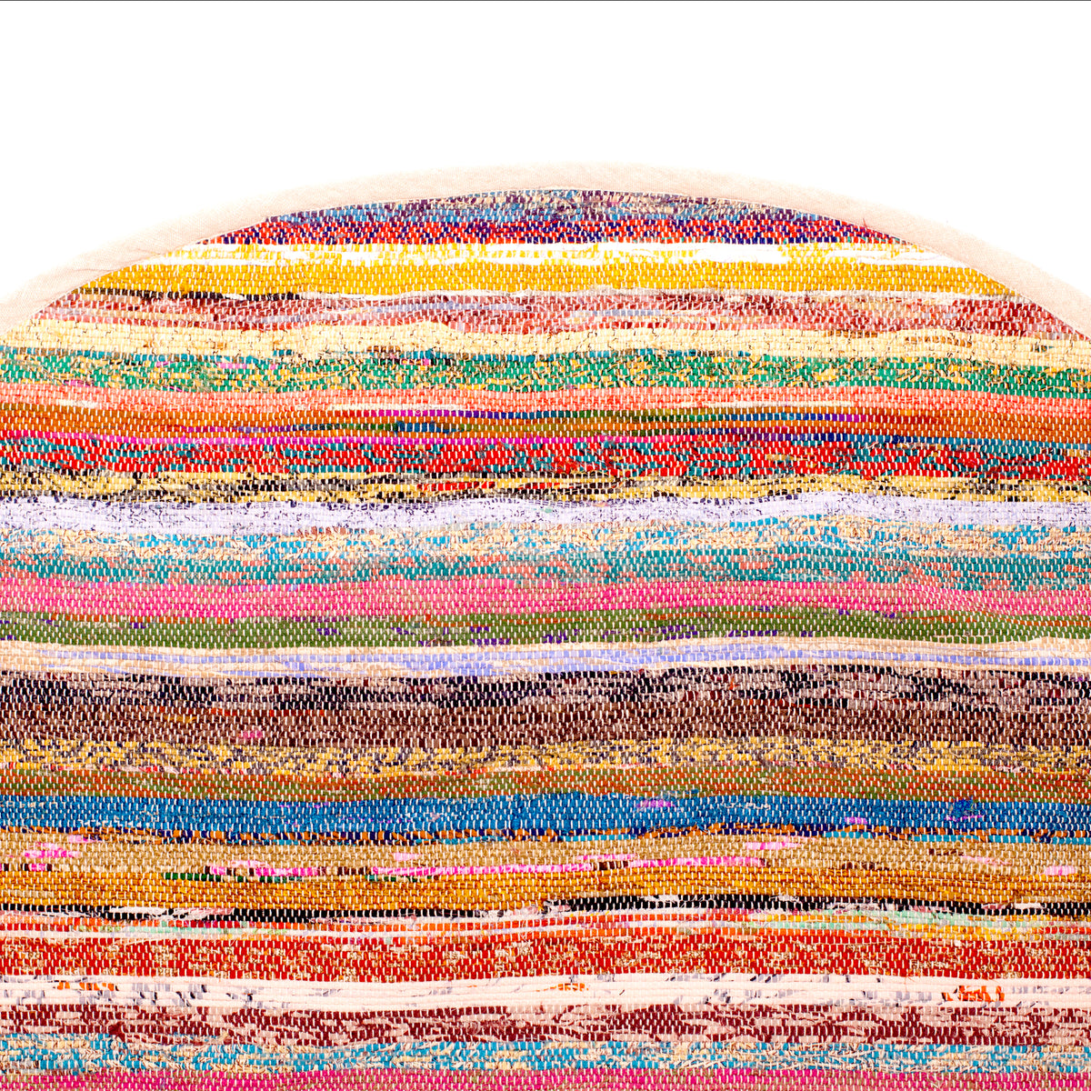 Rainbow Round Throw