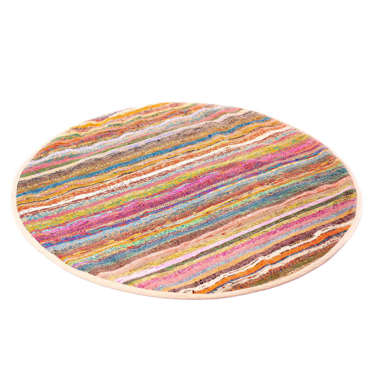 Rainbow Round Throw