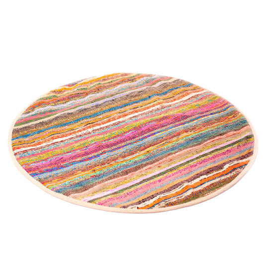 Rainbow Round Throw
