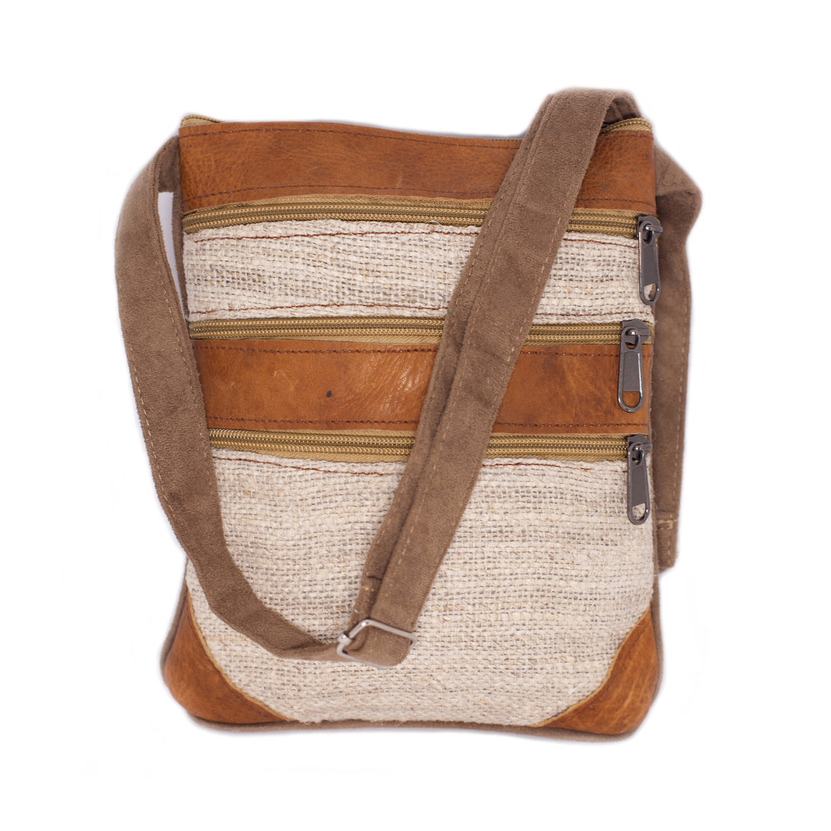 Hemp Leather Passport Bag