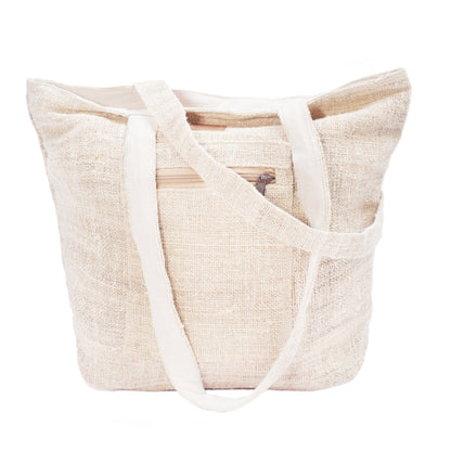 Spacious Hemp Tote Bag