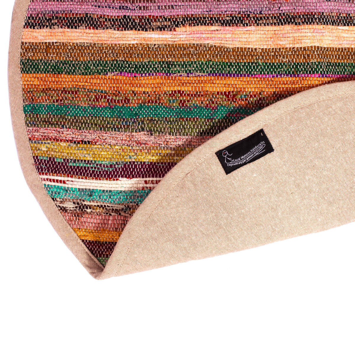 Rainbow Round Throw