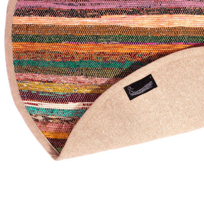 Rainbow Round Throw