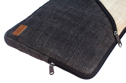 Geometric Hemp Laptop Sleeve