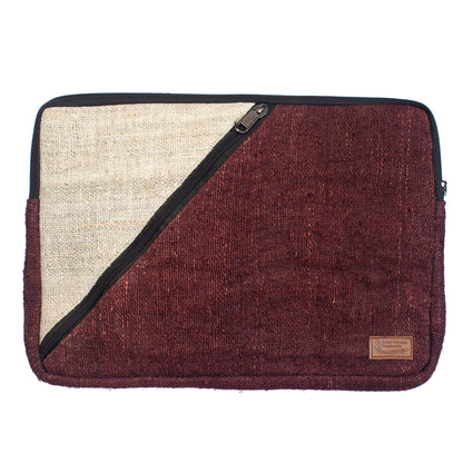 Geometric Hemp Laptop Sleeve