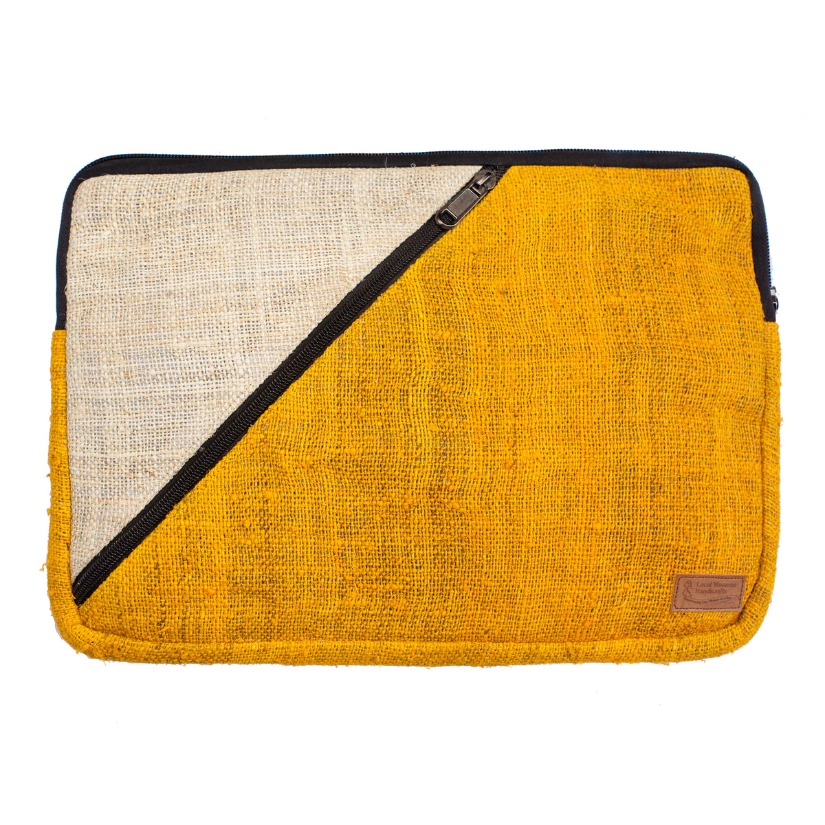 Geometric Hemp Laptop Sleeve