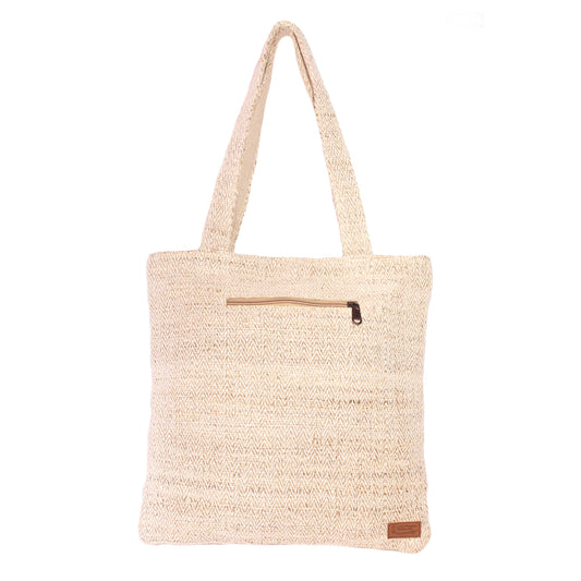 Handwoven Hemp Cotton Tote Bag