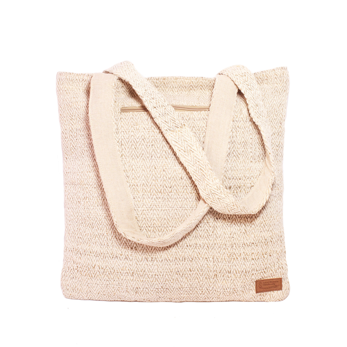 Handwoven Hemp Cotton Tote Bag