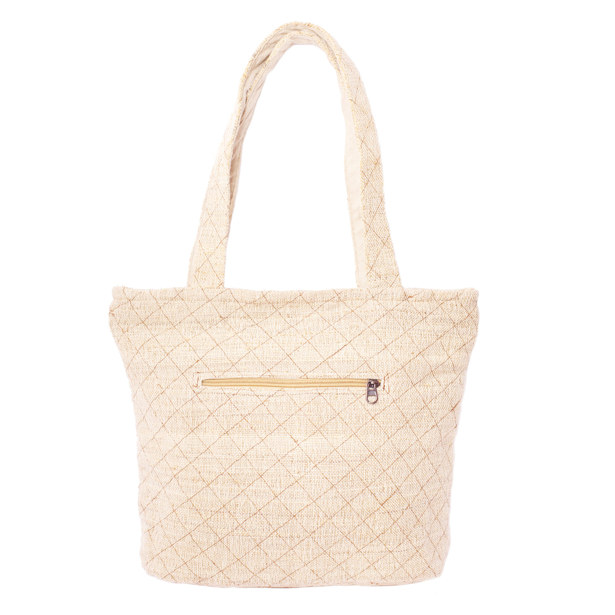 Spacious Hemp and Cotton Tote Bag