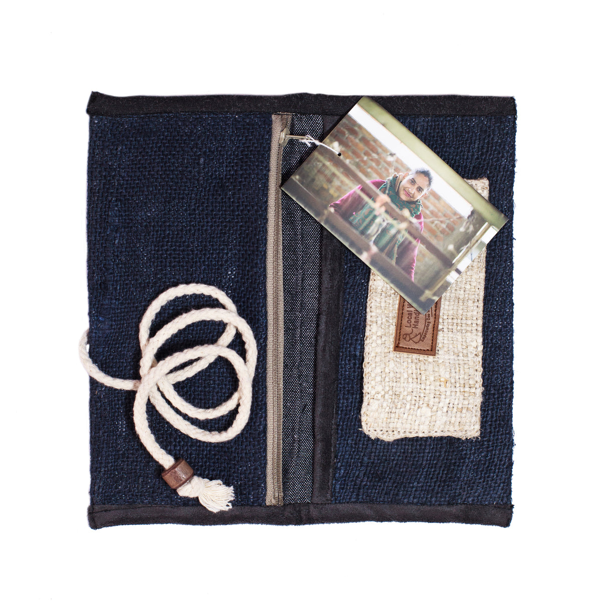 Handwoven Hemp Cotton Wallet