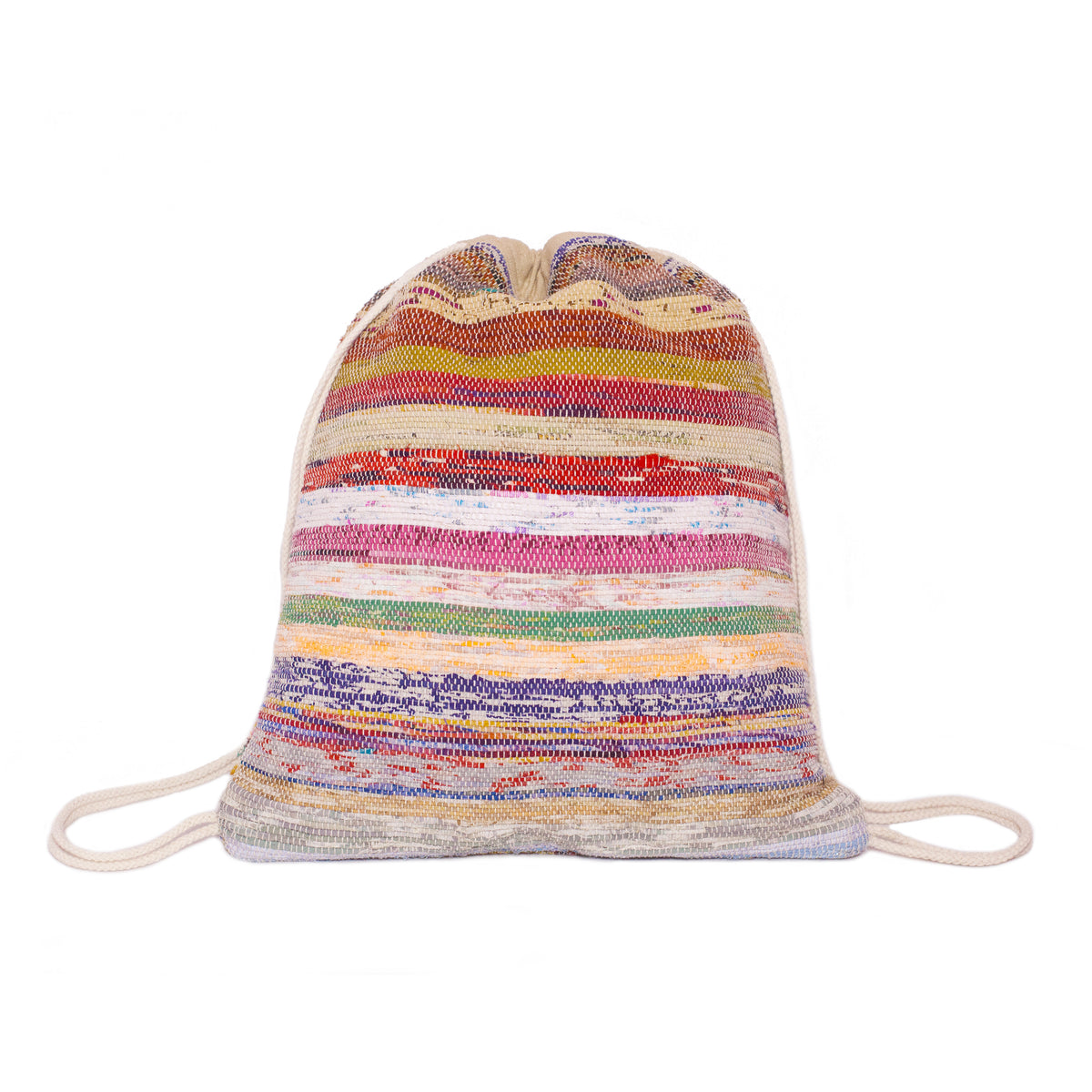 Upcycled Drawstring Bag