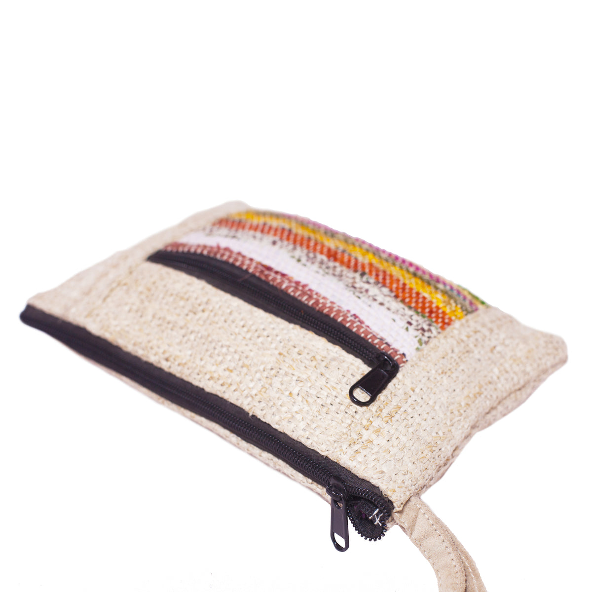 Upcycled Sari and Hemp Purse