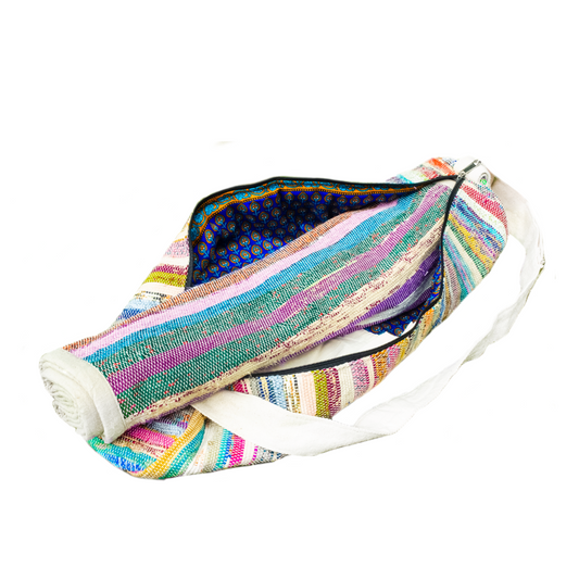 Upcycled Yoga Mat & Bag Set